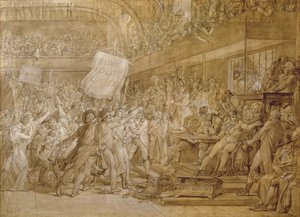 The People of Paris storm the Tuileries on 10 August, 1792 by Baron François Pascal Simon Gérard